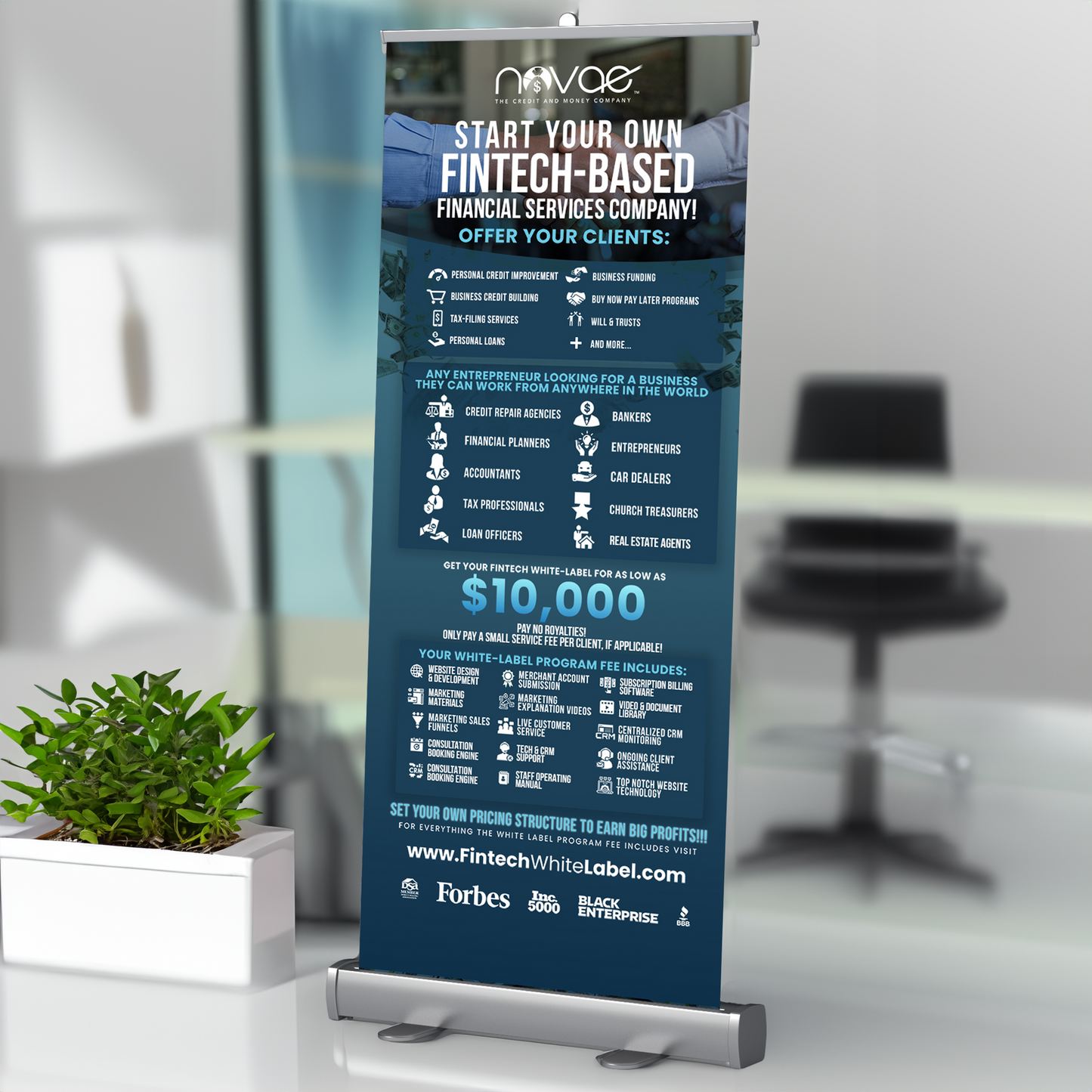 White Label Partner Program Marketing Banner