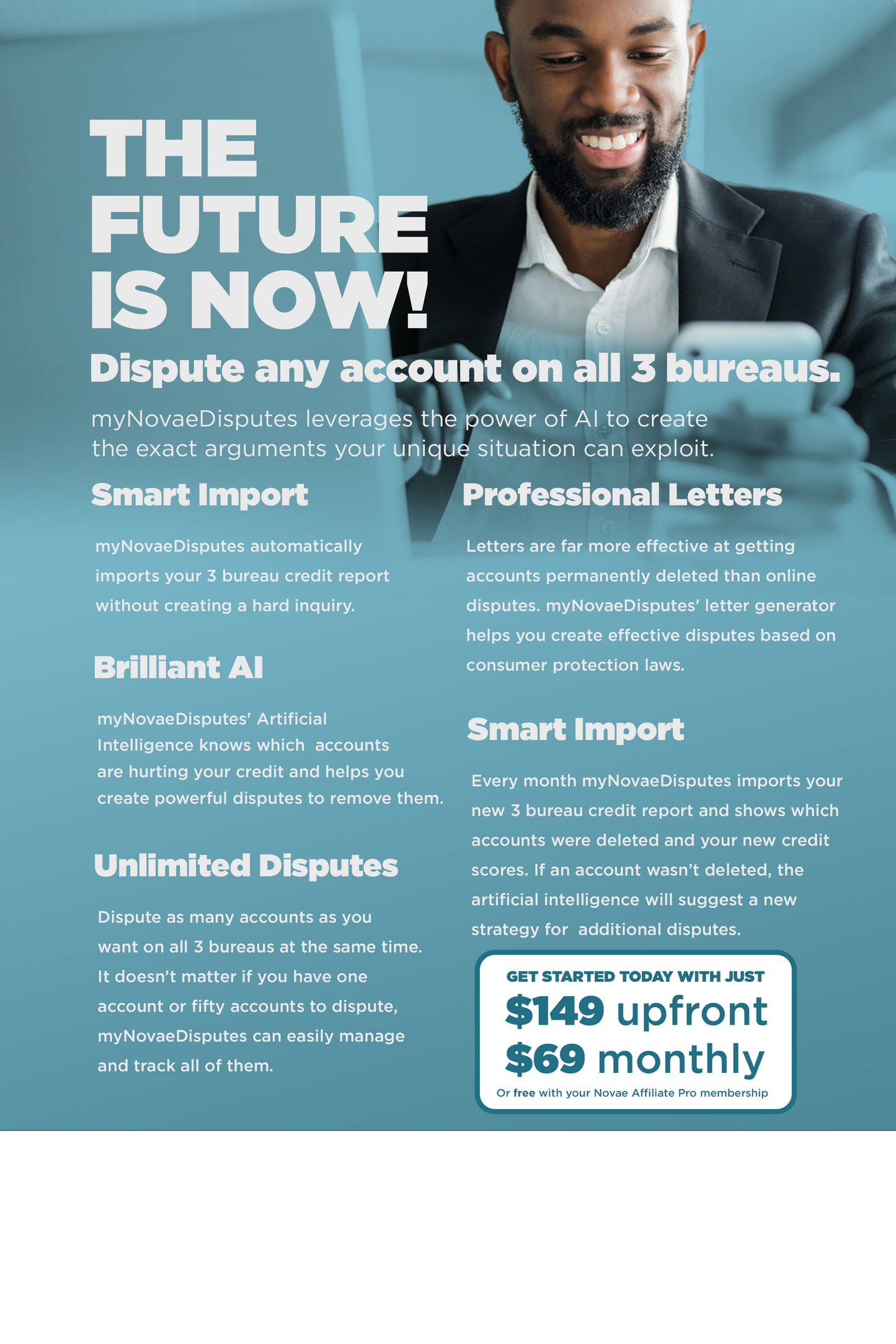 myNovaeDisputes Marketing Flyer Postcards