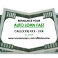 $100 Bill Drop Cards for Auto Loan Refinancing Acquisition