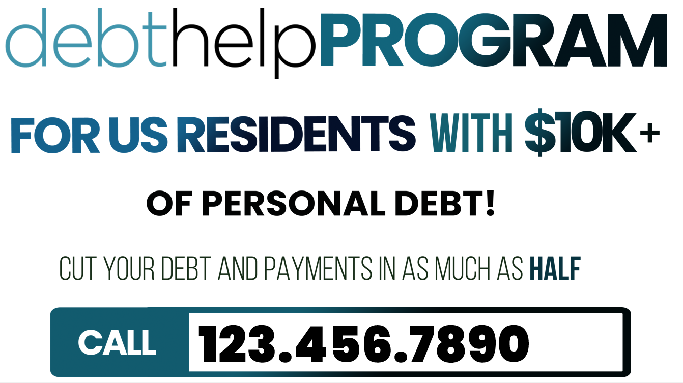 Yard Signs For Debt Help Program