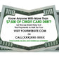 $100 Bill Drop Cards for Novae Debt Help Customer Acquisition