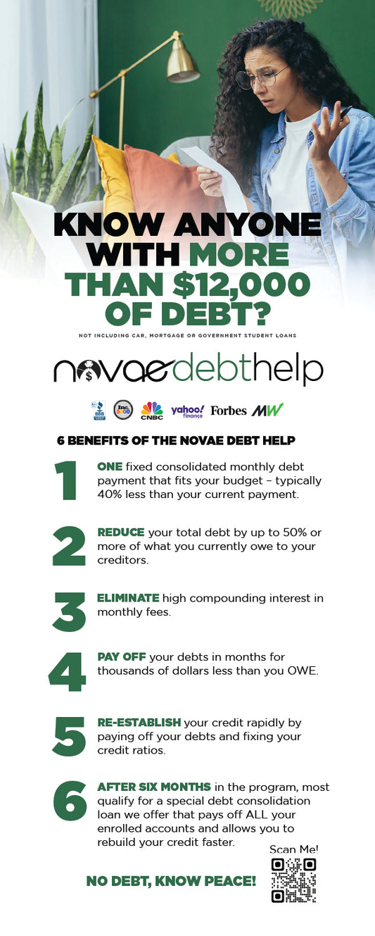 Novae Debt Help Marketing Banner