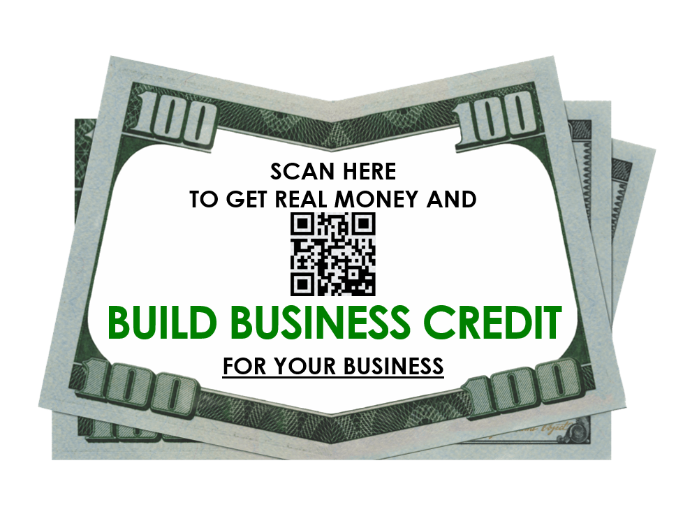 $100 Bill Drop Cards for Business Credit/Business Financing Acquisition