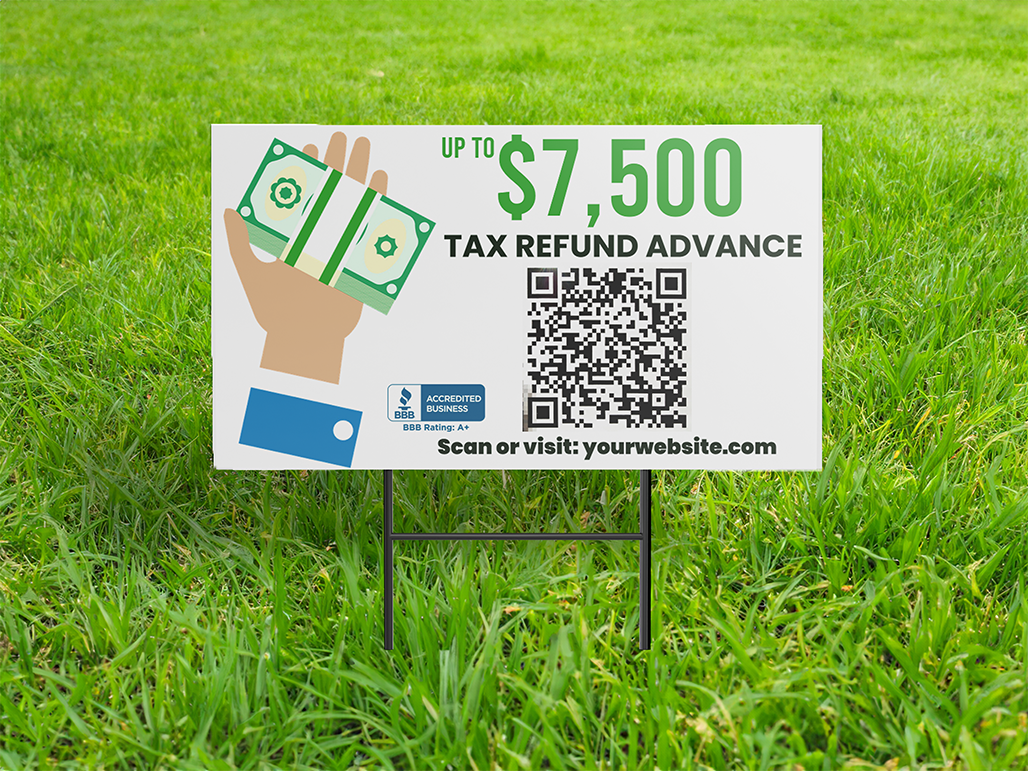 Yard Signs For Tax Remedy